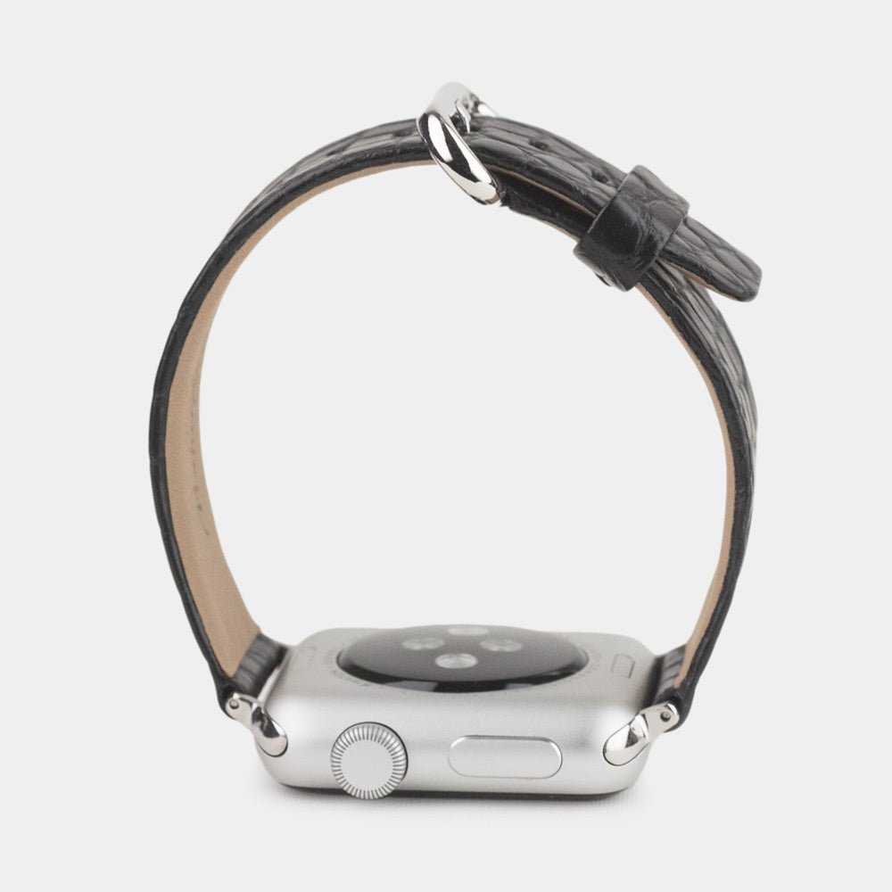 strap apple watch 41 / 42mm alligator black | Marcel Robert