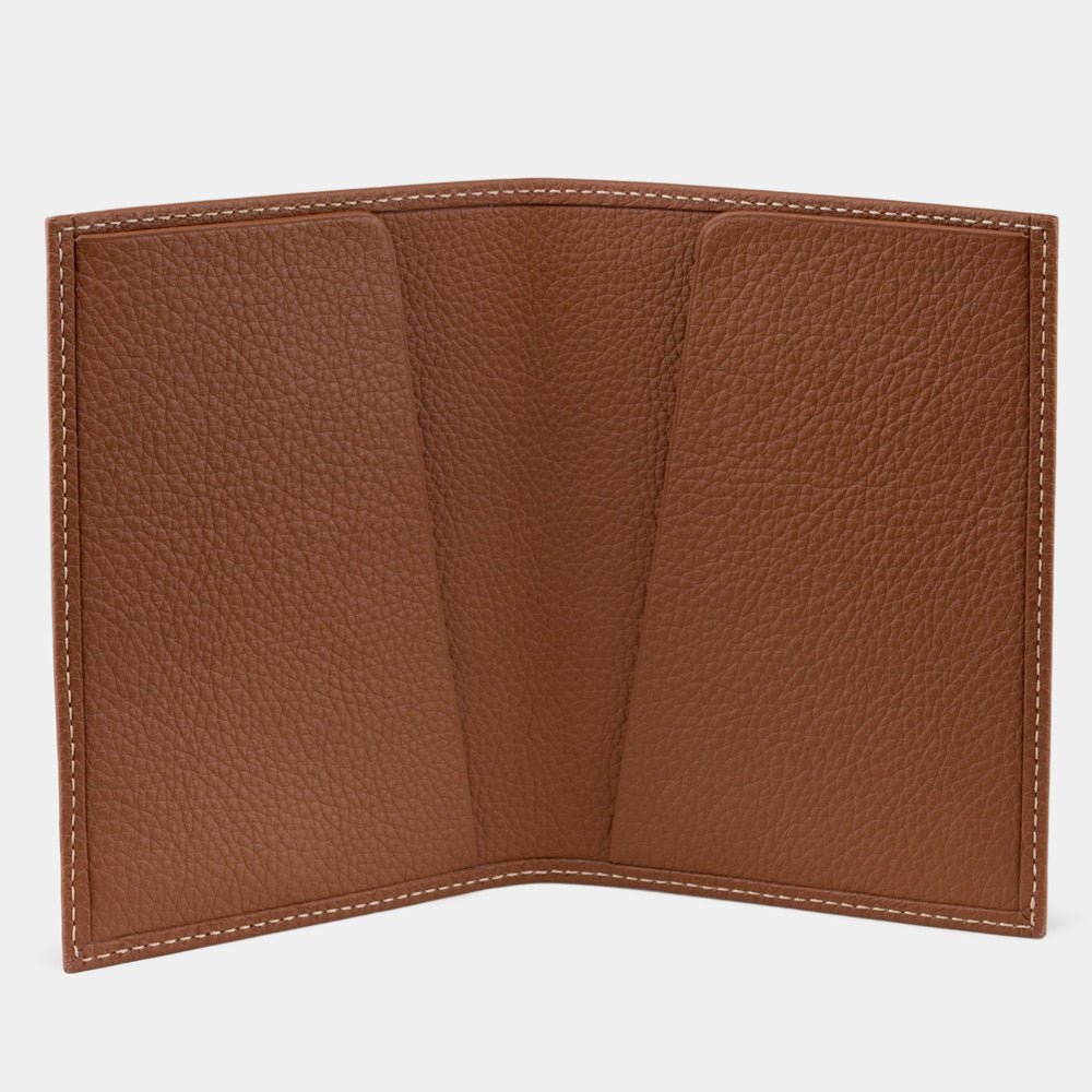 Luxury Passport Cover "Milano" Gold Leather | Marcel Robert - 0