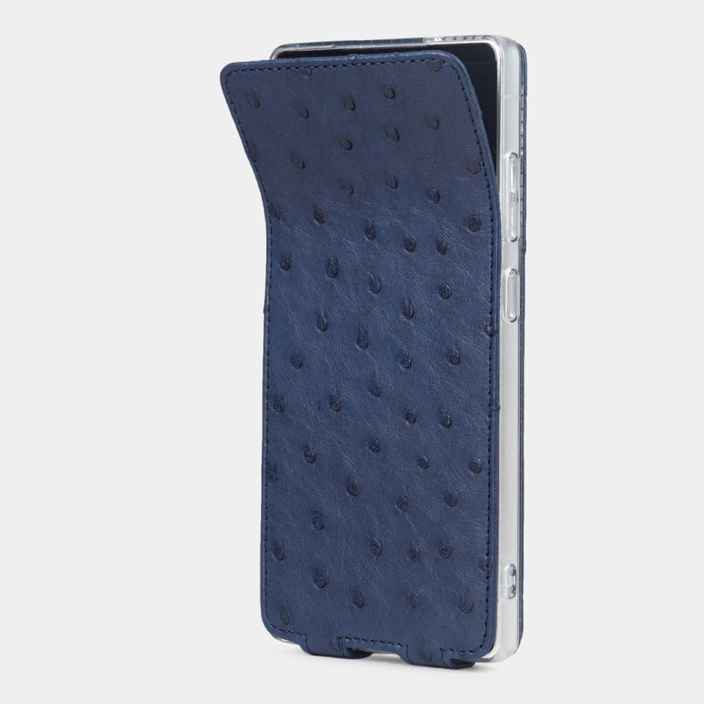 Flip case Galaxy S25 Ultra Ostrich blue