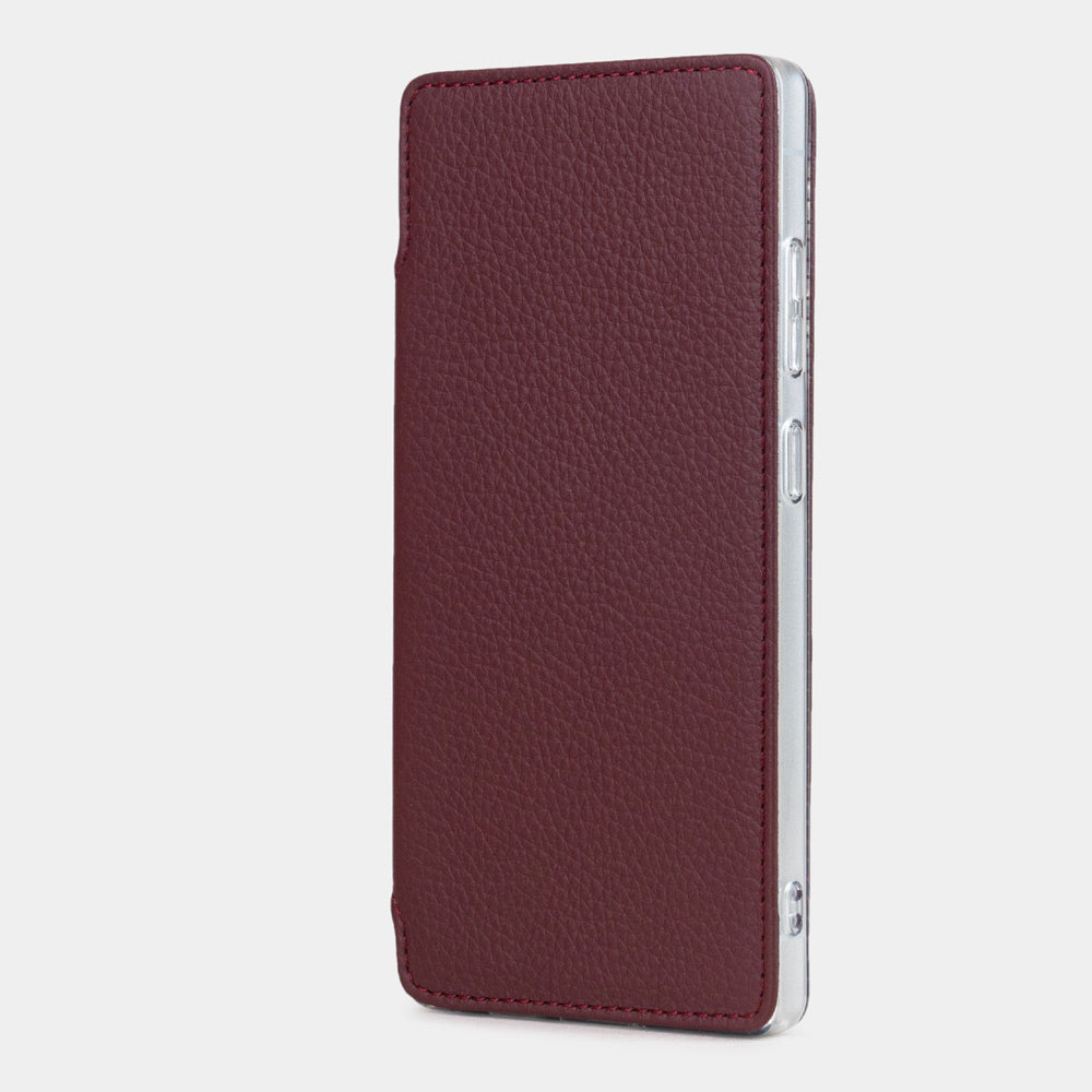 Folio case Galaxy S25 Ultra bordeaux