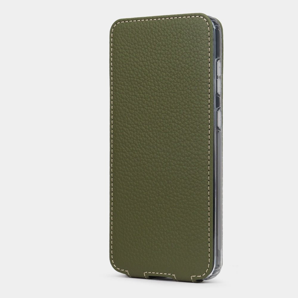 Premium Leather Case Galaxy S23 Plus Green | Marcel Robert - 1