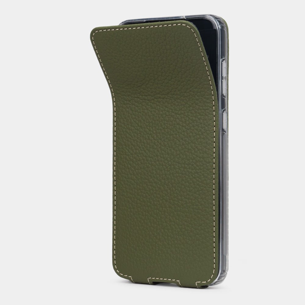 Premium Leather Case Galaxy S23 Plus Green | Marcel Robert - 2