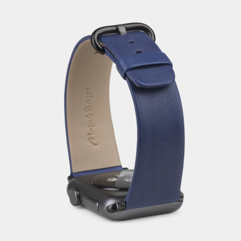 Python Strap Apple Watch 41/42mm Blue Royal | Marcel Robert - 9