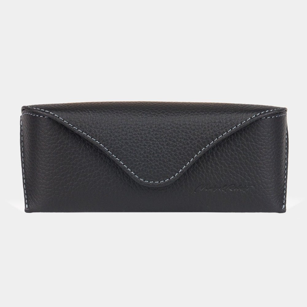 Casual Glasses Case in Premium Black Leather | Marcel Robert - 0