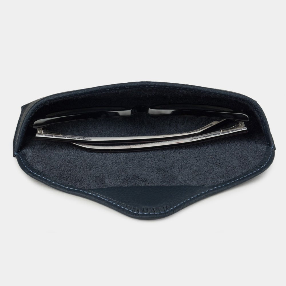 Blue Leather Glasses Case "Casual" | Marcel Robert - 5
