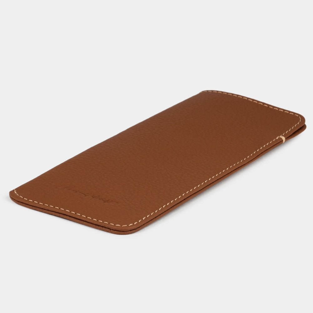 Pocket Case for your Glasses in Gold Leather | Marcel Robert - 2