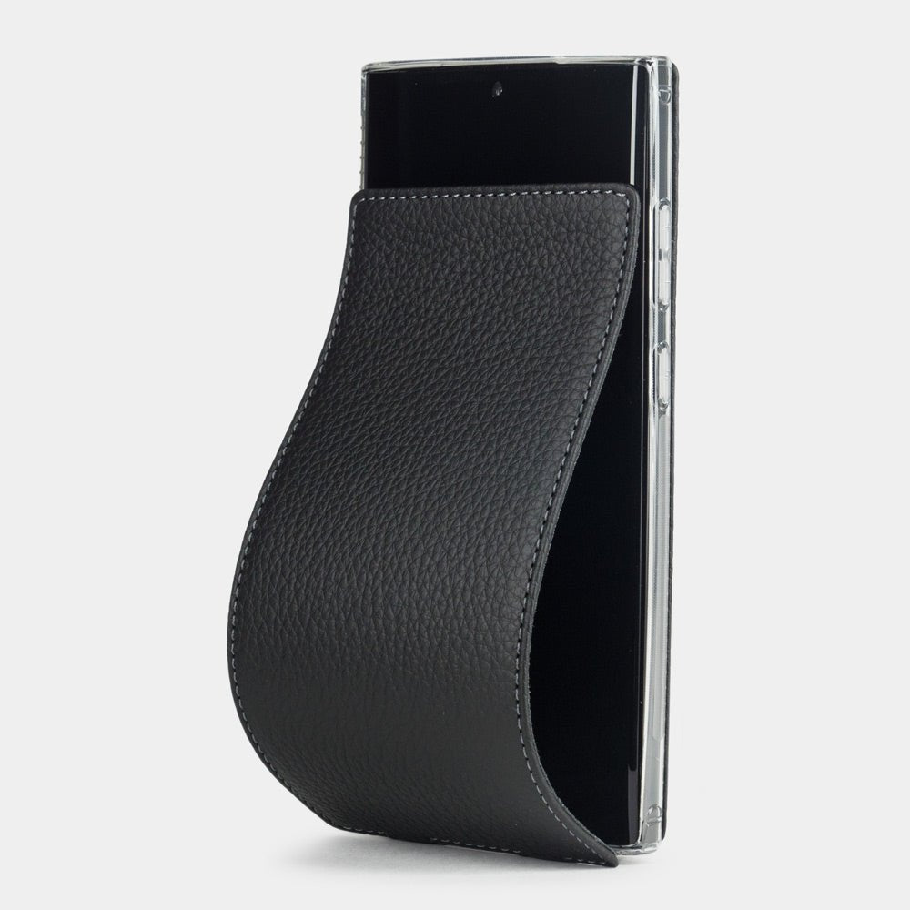 Premium Leather Case Galaxy S23 Ultra Black | Marcel Robert - 0