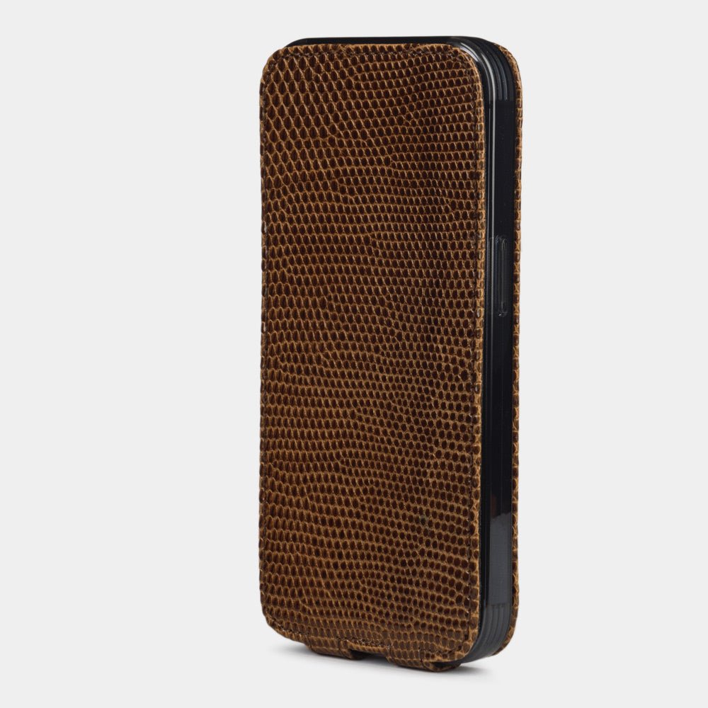 Artisanal Lizard Leather Case iPhone 14 Pro | Marcel Robert - 8