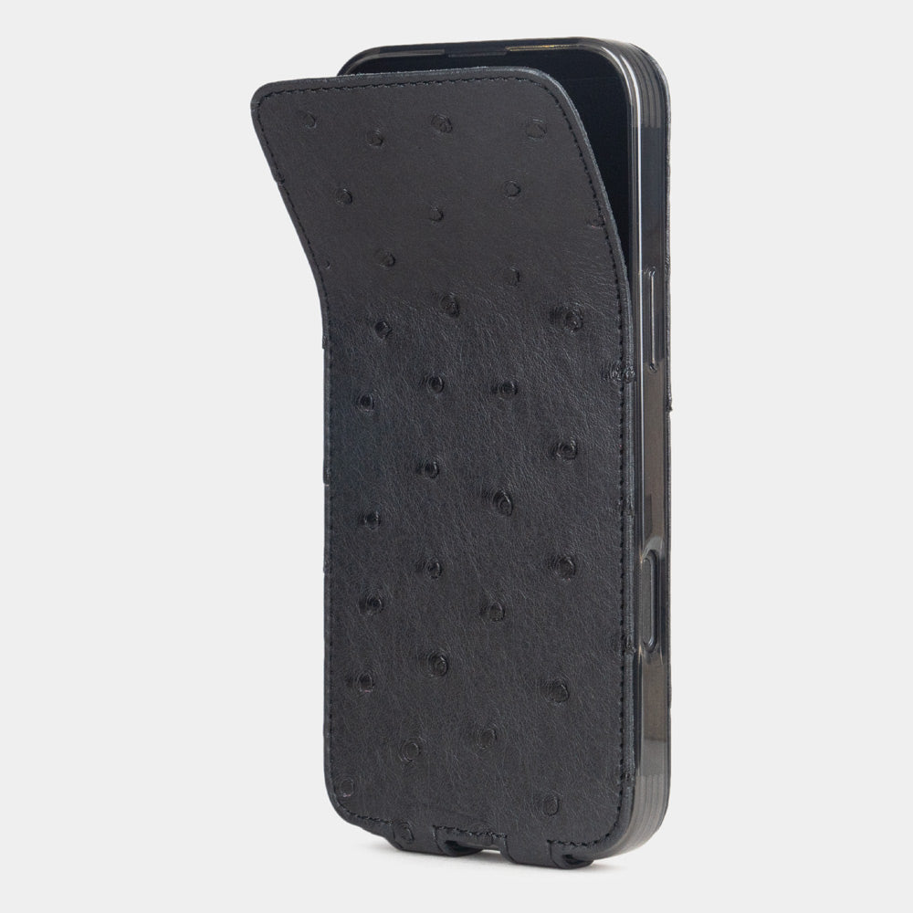 Case iPhone 17 Pro Max ostrich black