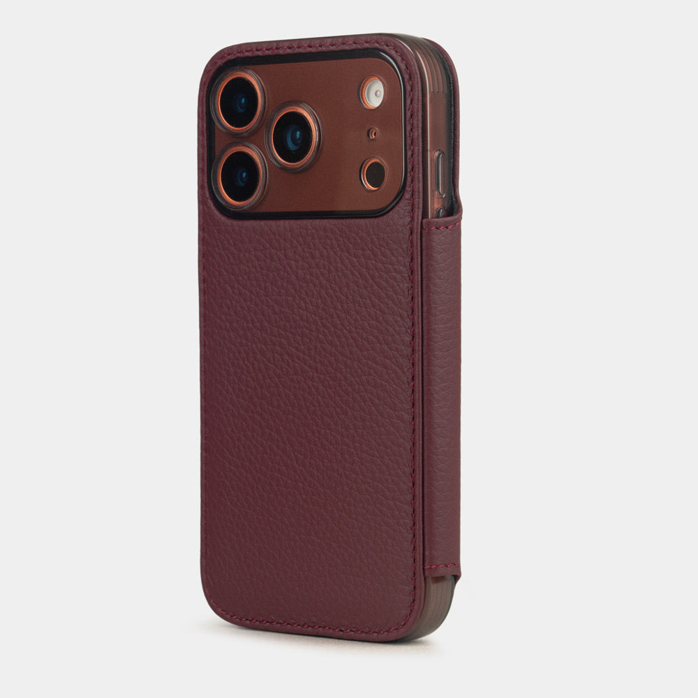 Folio case iPhone 17 Pro Max bordeaux