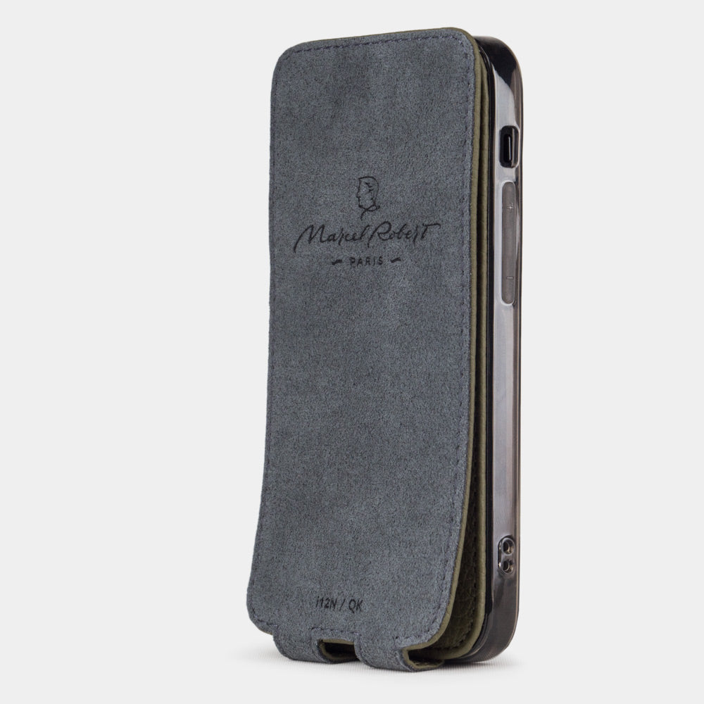 Premium Leather Case iPhone 12 mini Green | Marcel Robert - 8