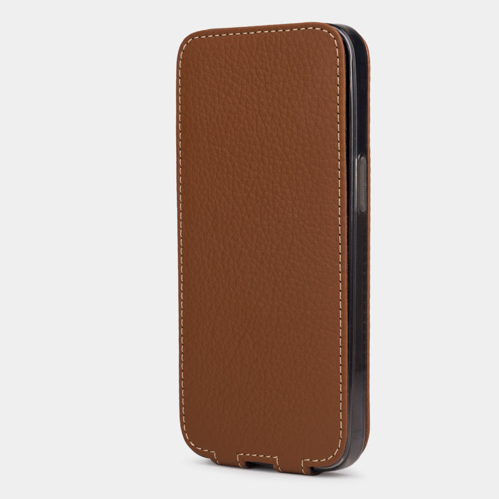 Premium Leather Case iPhone 13 mini Caramel | Marcel Robert - 4