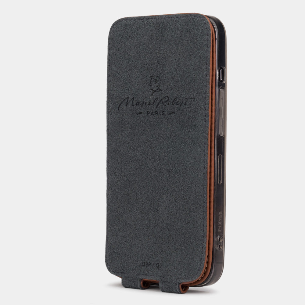 Premium Leather Case iPhone 13 mini Caramel | Marcel Robert - 5
