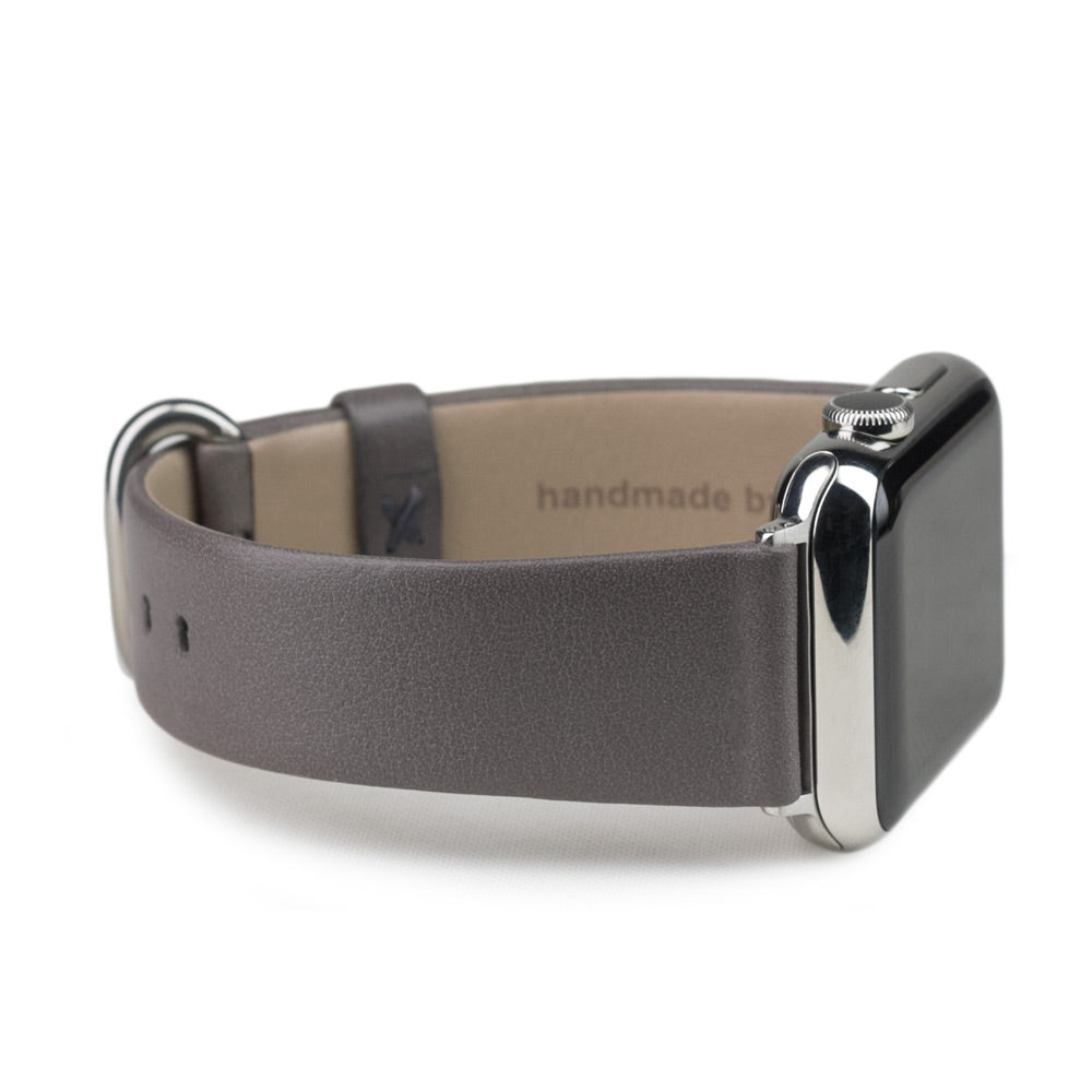 Calfskin Strap Apple Watch 41/42mm Dark Grey | Marcel Robert - 9