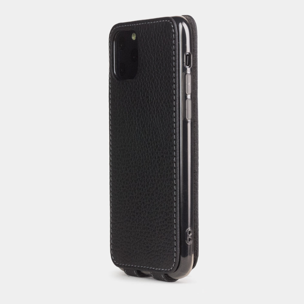Leather Case iPhone 11 Pro Max Black Mat | Marcel Robert - 1