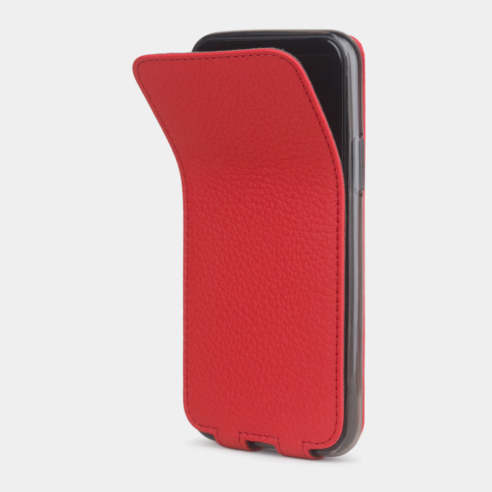 Premium Case iPhone 11 Pro Max Red Leather | Marcel Robert - 1