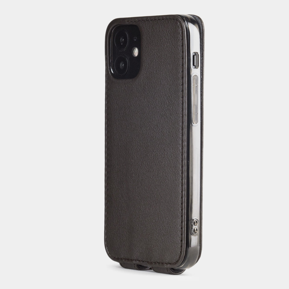 Premium Case iPhone 12 mini Brown Leather | Marcel Robert - 1