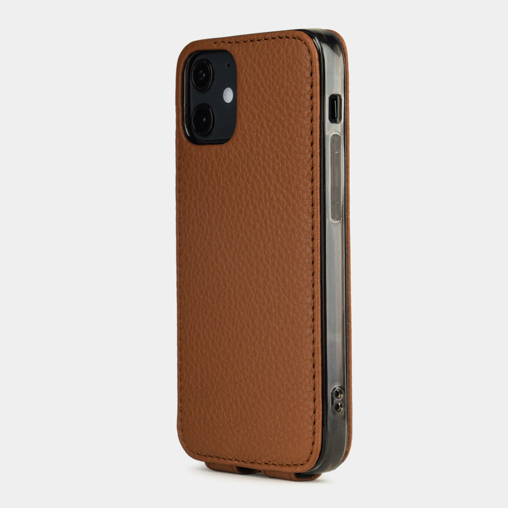 Premium Case iPhone 12 mini Caramel Leather | Marcel Robert - 4
