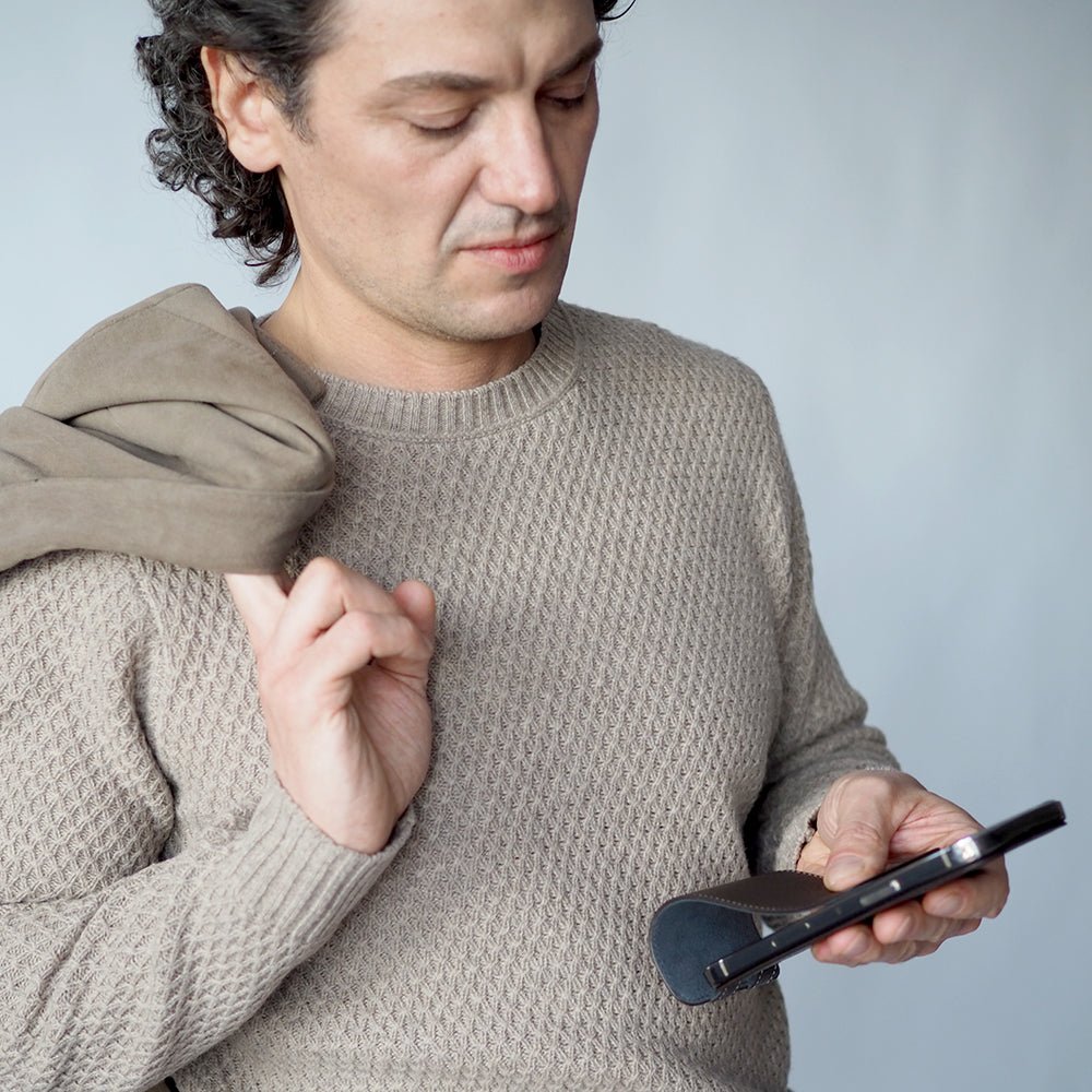 Premium Case iPhone 12 mini Brown Leather | Marcel Robert - 8