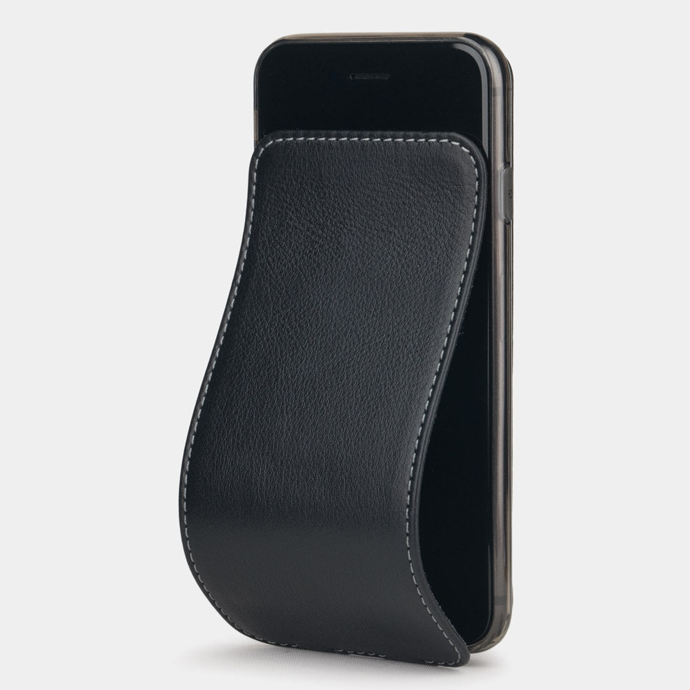 Premium Leather Case iPhone SE Black | Marcel Robert - 0