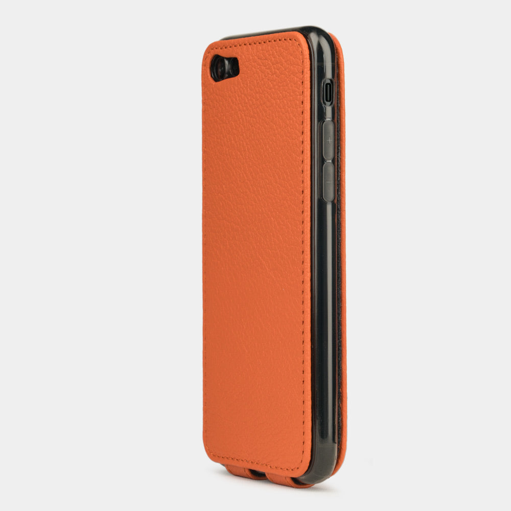 Premium Leather Case iPhone SE 2020 Orange | Marcel Robert - 4