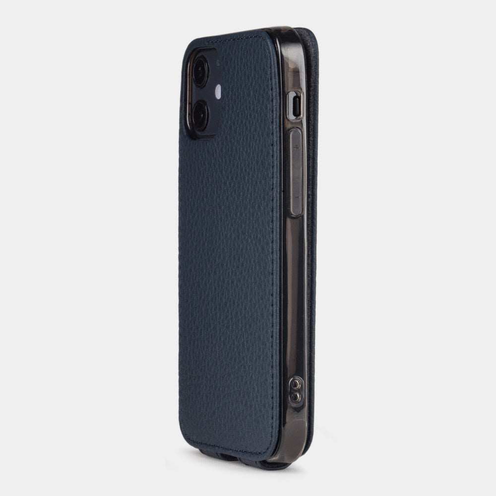 Premium Case iPhone 12 mini Blue Leather | Marcel Robert - 7
