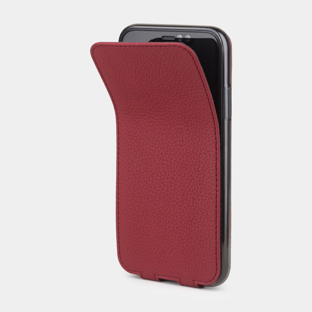 Premium Leather Case iPhone XR Red Cherry | Marcel Robert - 1