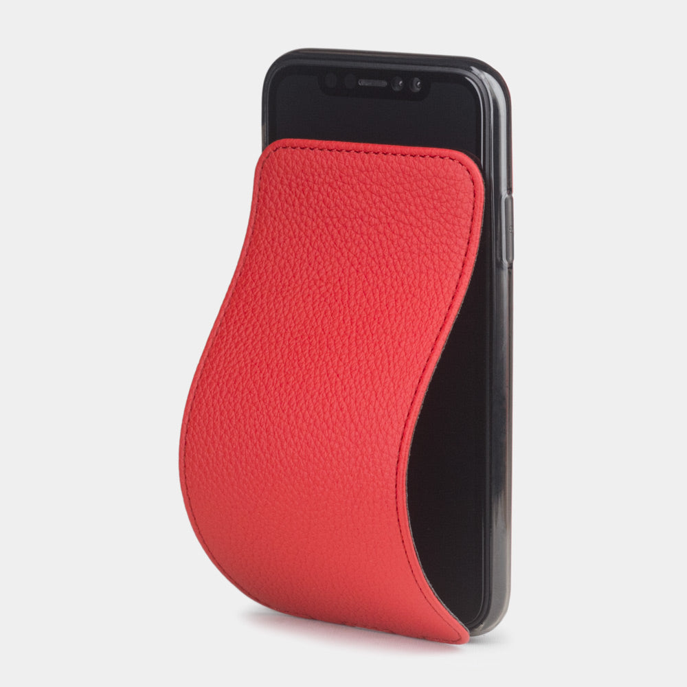 Leather Case iPhone XR Leather Red | Marcel Robert - 0
