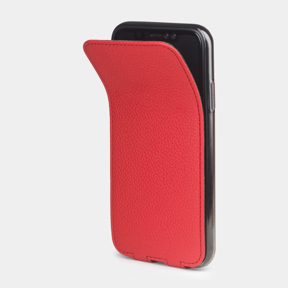 Leather Case iPhone XR Leather Red | Marcel Robert - 1