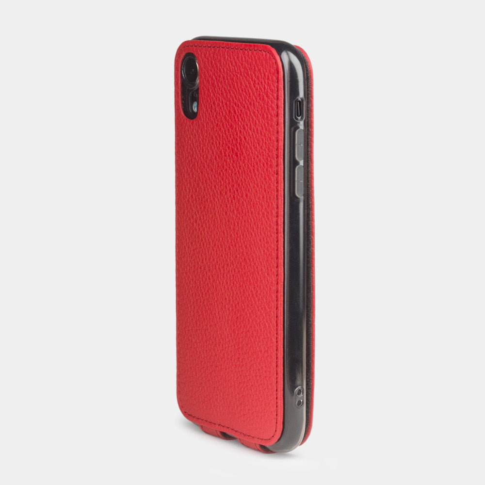 Leather Case iPhone XR Leather Red | Marcel Robert - 6
