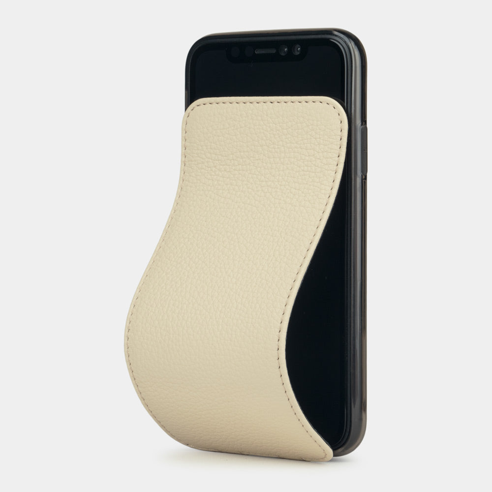 Premium Leather Case iPhone XR White Cream | Marcel Robert - 0