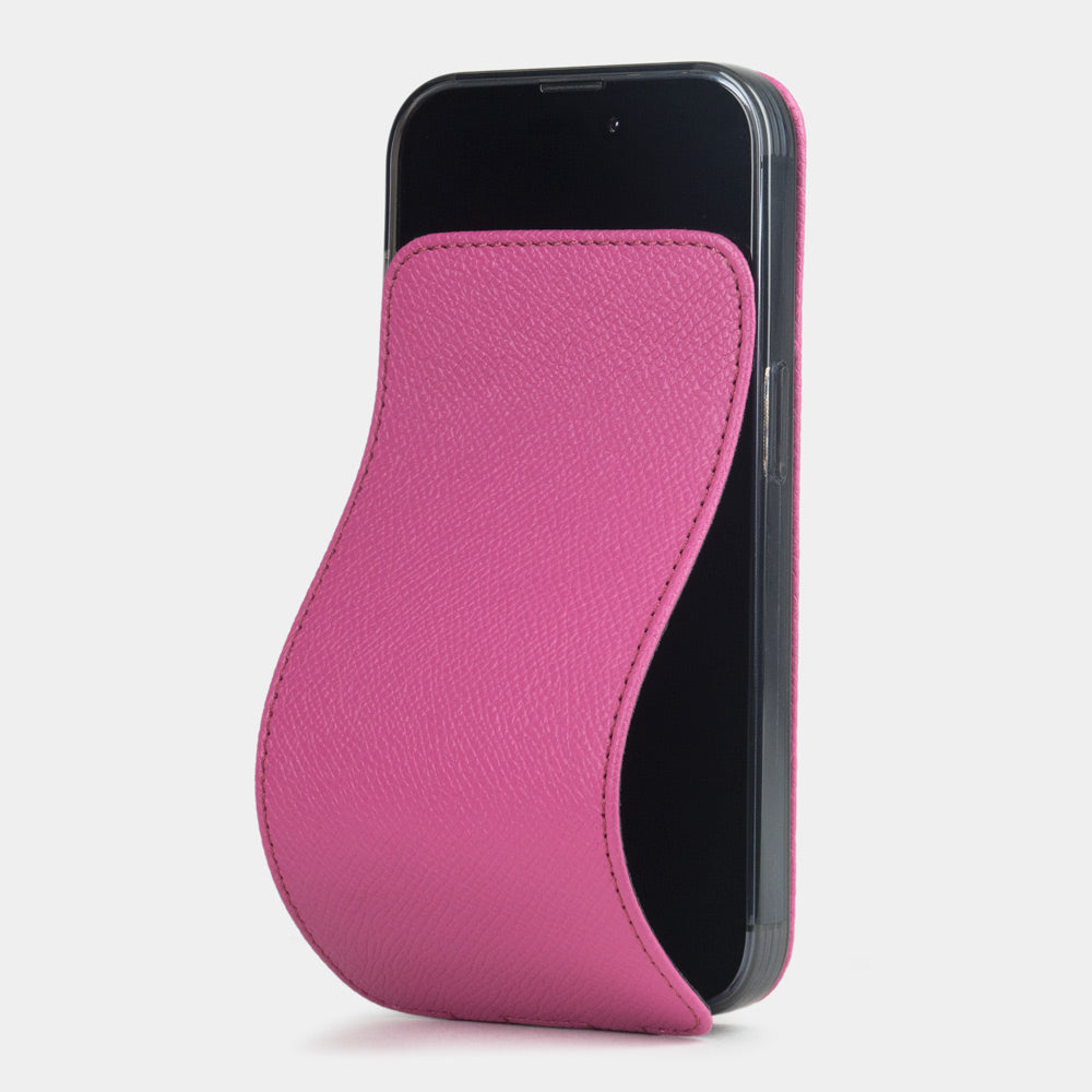 Premium Leather Case iPhone 16 Pink | Marcel Robert - 0