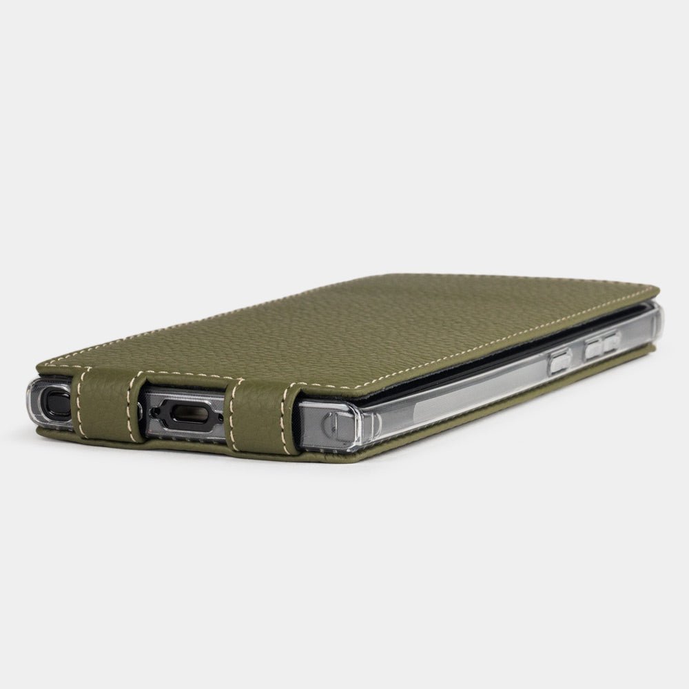 Premium Leather Case Galaxy S23 Ultra Green | Marcel Robert - 5
