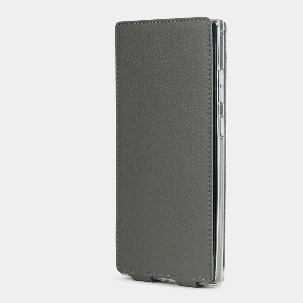 Premium Leather Case Galaxy S23 Ultra Grey | Marcel Robert - 2