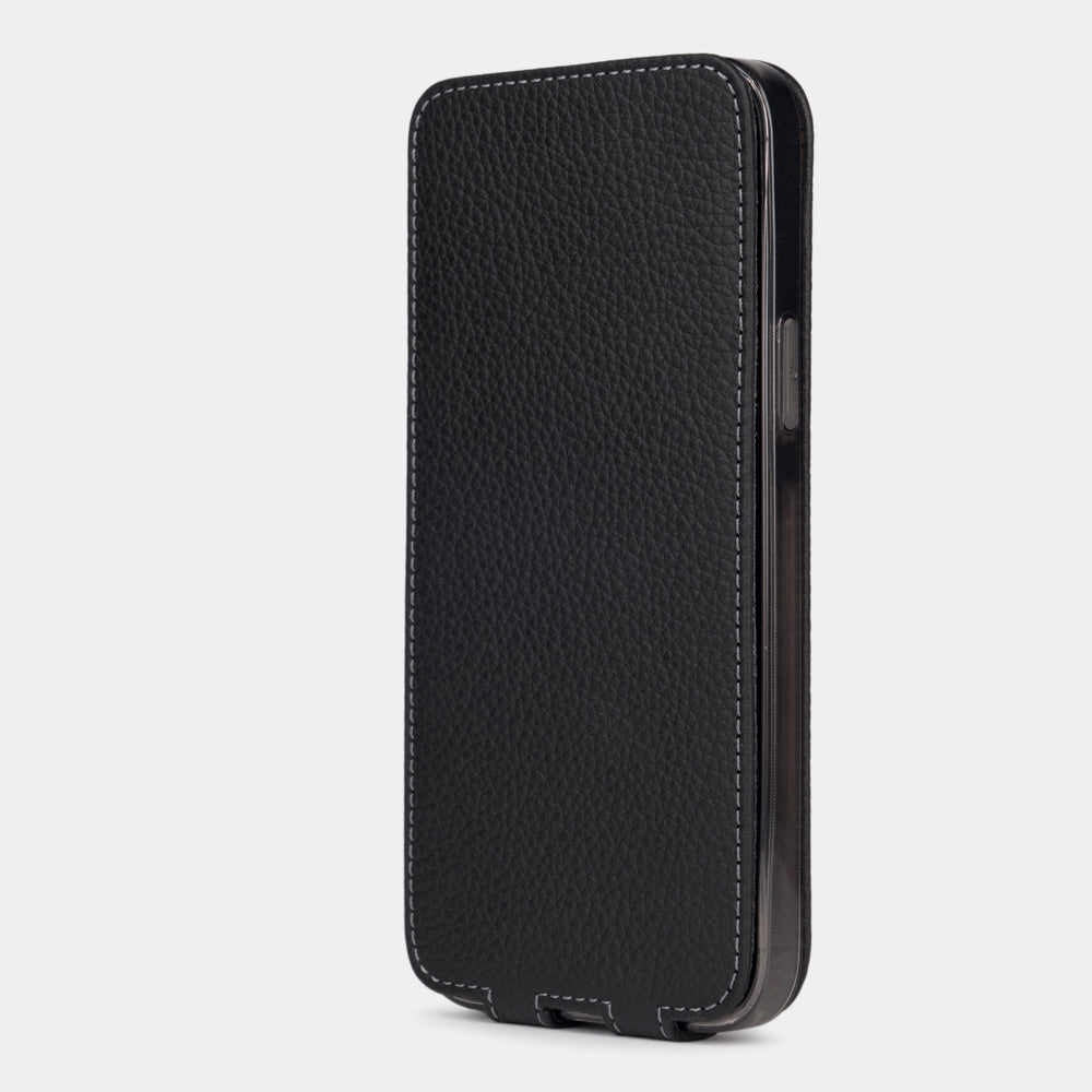 Elegant Leather Case iPhone 13 Black | Marcel Robert - 5
