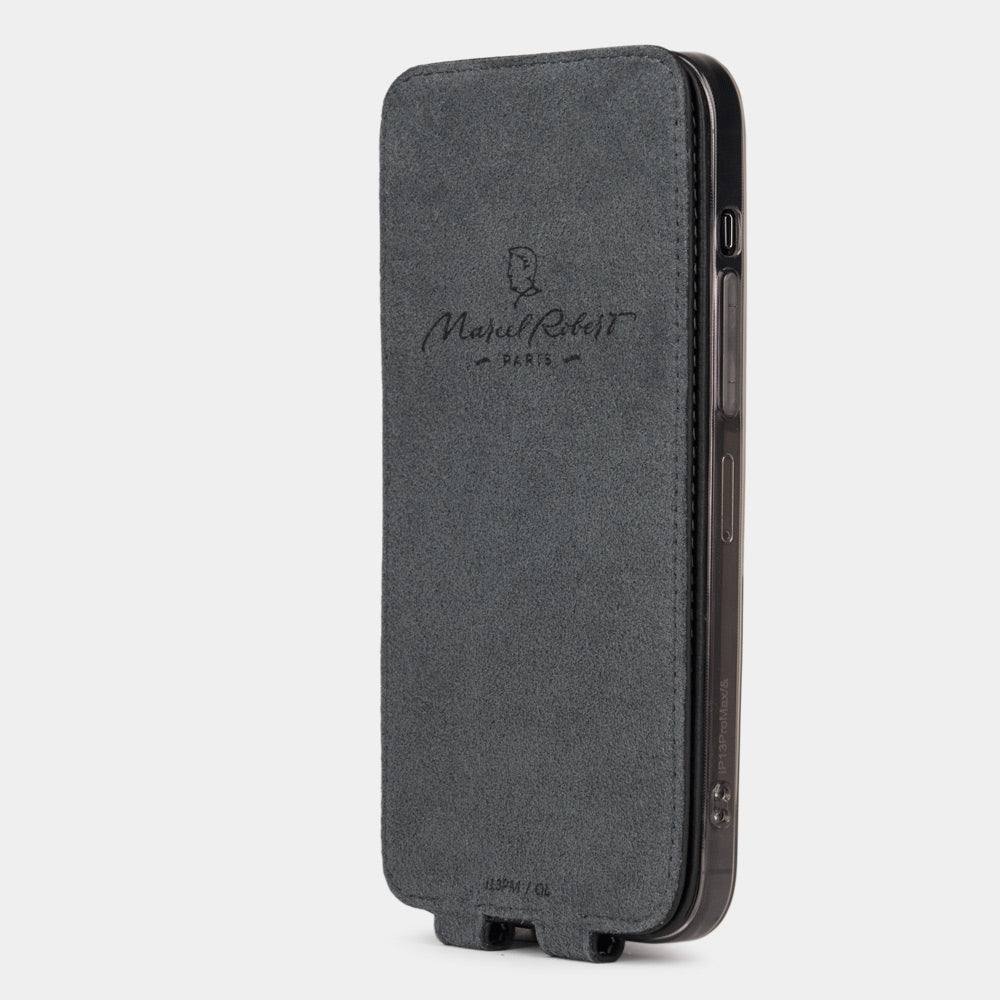 Elegant Leather Case iPhone 13 Black | Marcel Robert - 8