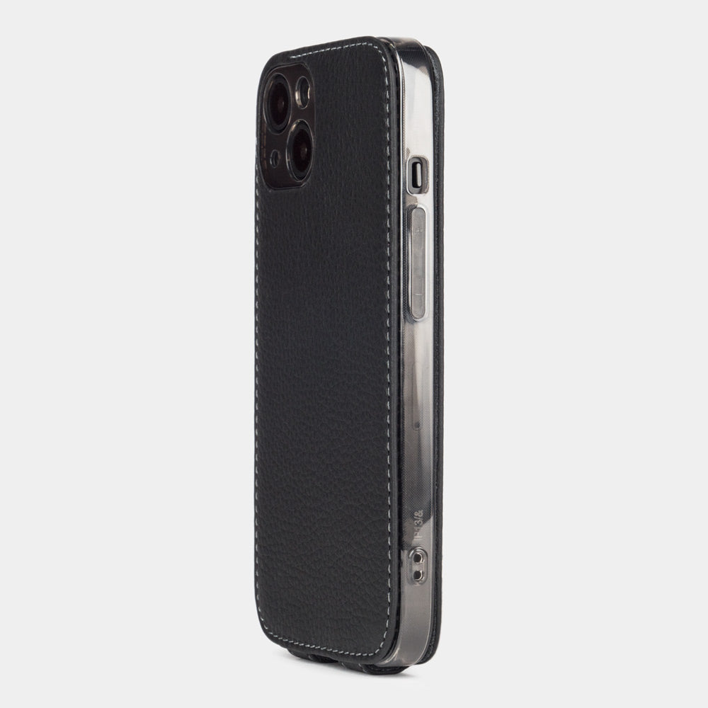 Elegant Leather Case iPhone 13 mini Black | Marcel Robert - 8