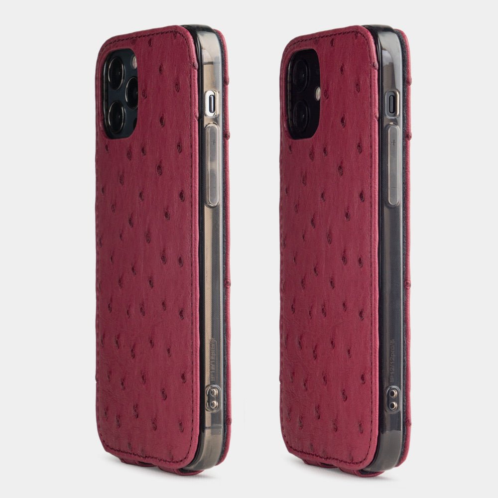 case iPhone 12 Pro ostrich fuchsia | Marcel Robert