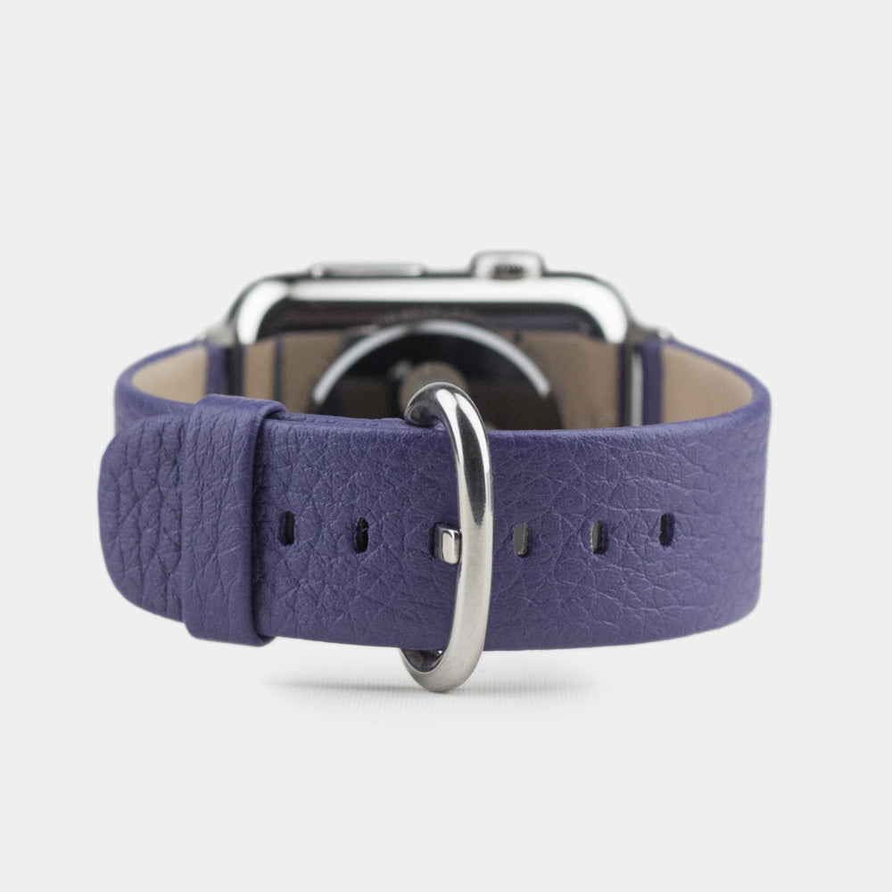 Leather Strap Apple Watch 41/42mm Purple | Marcel Robert - 0