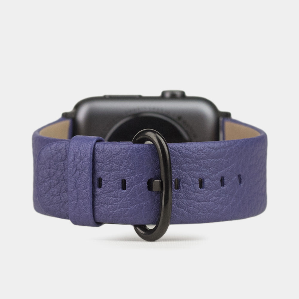 Leather Strap Apple Watch 41/42mm Purple | Marcel Robert - 12