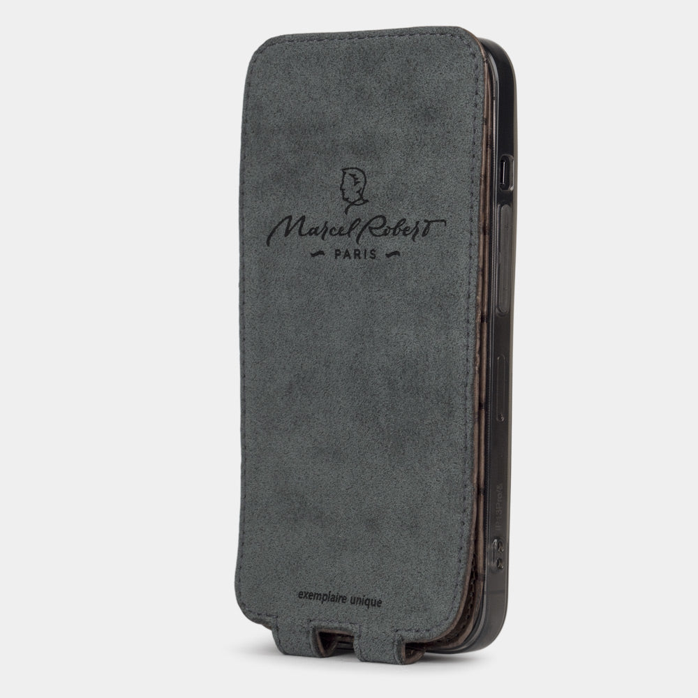 Alligator Flip Case iPhone 13 Pro Vintage | Marcel Robert - 3