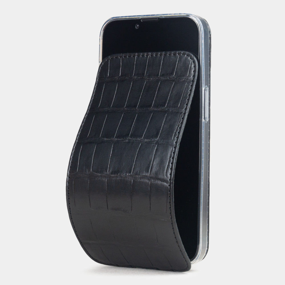 Alligator case iPhone 16e black