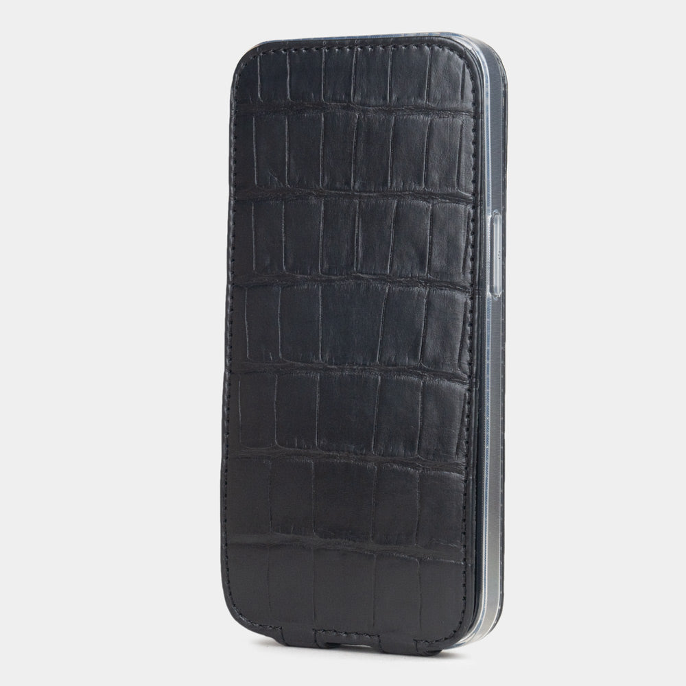 Alligator case iPhone 16e black