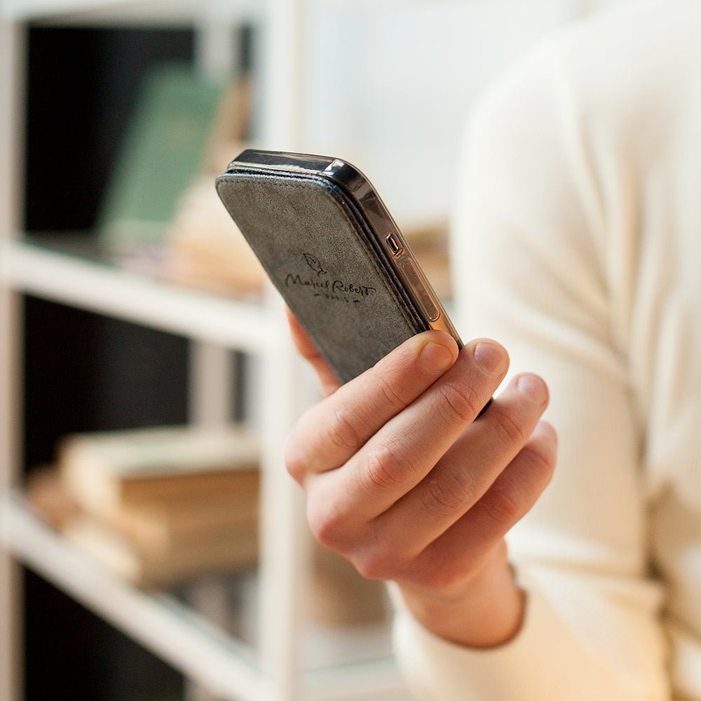 Luxury Lizard Case iPhone 13 Pro Blue | Marcel Robert - 7