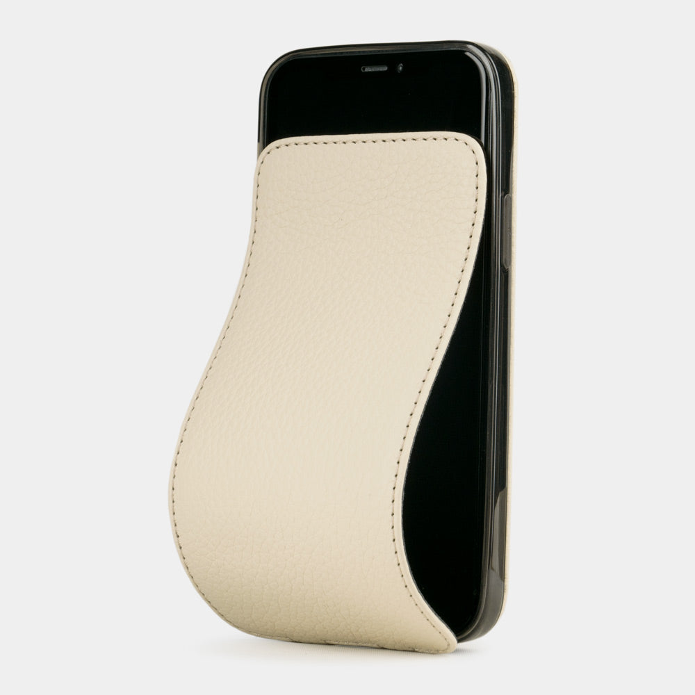 Premium Leather Case iPhone 12 Pro Cream | Marcel Robert - 0