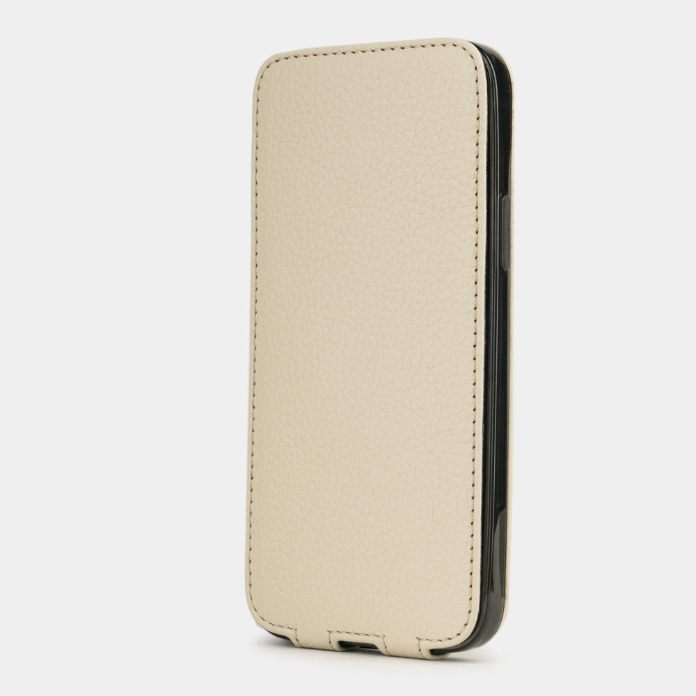 Premium Leather Case iPhone 12 Pro Cream | Marcel Robert - 3