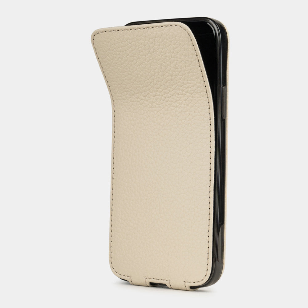 Premium Leather Case iPhone 12 mini Cream | Marcel Robert - 7