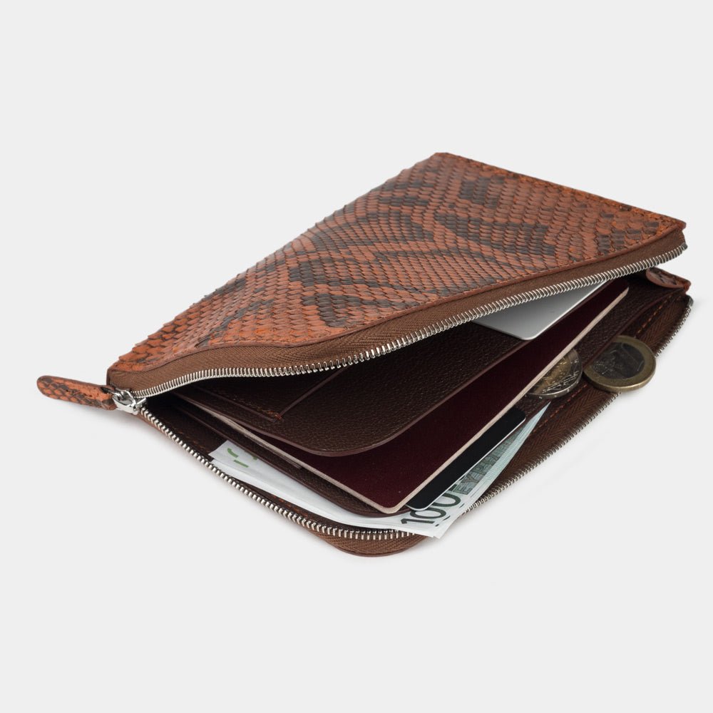 Premium Wallet Pont-Aven Python Gold Leather | Marcel Robert - 2